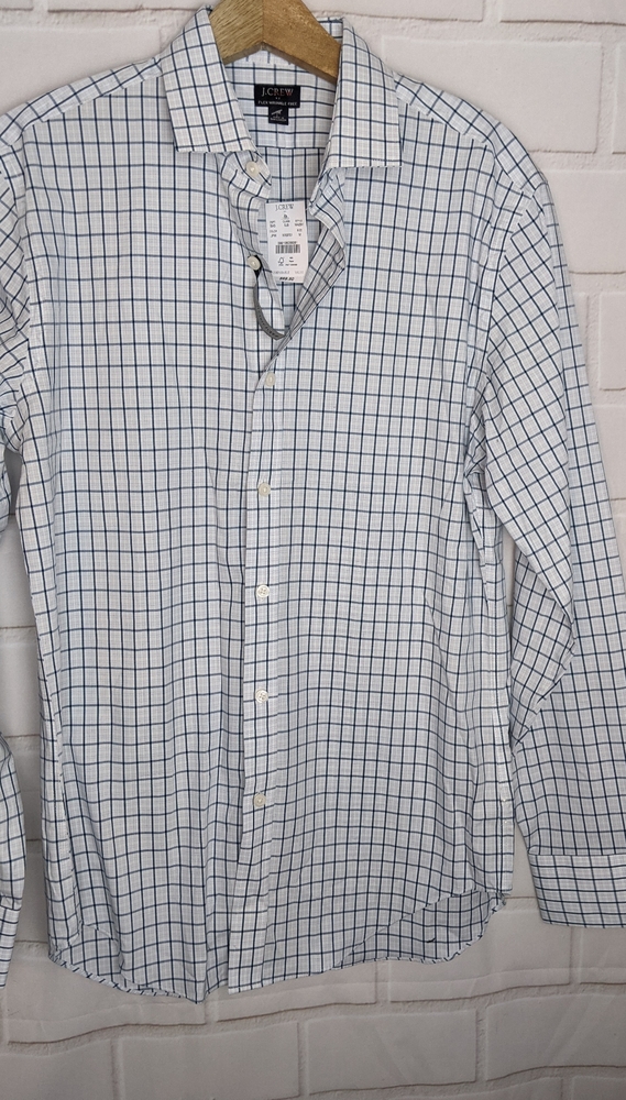 NWOT J. Crew Mens Small button up shirt, Flex Wrinkle Free - Picture 5 of 13